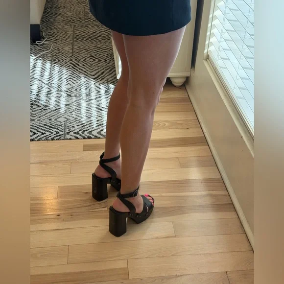 Sam Edelman Women's Rosalind Platform Sandals! Size 6! Black! - Picture 3 of 6